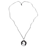 Max Tree Of Life Pendant Necklace Crystal Stone Necklace Women Gift Black