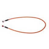 Maxbell 90cm Motorcycle ATV Scooter Stainless Steel Oil Line Front Brake Hose Orange