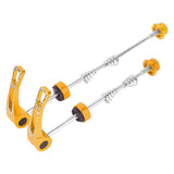 Maxbell MTB Road Bike Quick Release Skewers Lever Set Bicycle Wheel Hub Skewers Golden