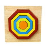 Max Geometric Jigsaw Puzzle Kids Preschool Educational Toy Gift Polygon