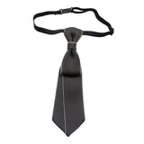 Maxbell Men Necktie Women Pre Tied Necktie Pretied Ties for Party Carnivals Concerts Gray Sharp Corner