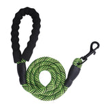 Maxbell Slip Lead Dog Leash Traction Rope Snap Hook Daycare for Running Training Cat green