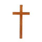 Maxbell Vintage Wooden Crosses Figurine Religious for Cabinet Wedding Ornament