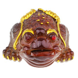 Max Resin Discoloration Three Feet Chinese Toad Cute Pet Tea Tray Turn Red