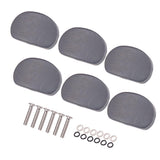 Max Maxb 6 Pieces Guitar Tuning Peg Button Tuner Machine Heads Wooden Cap Oval
