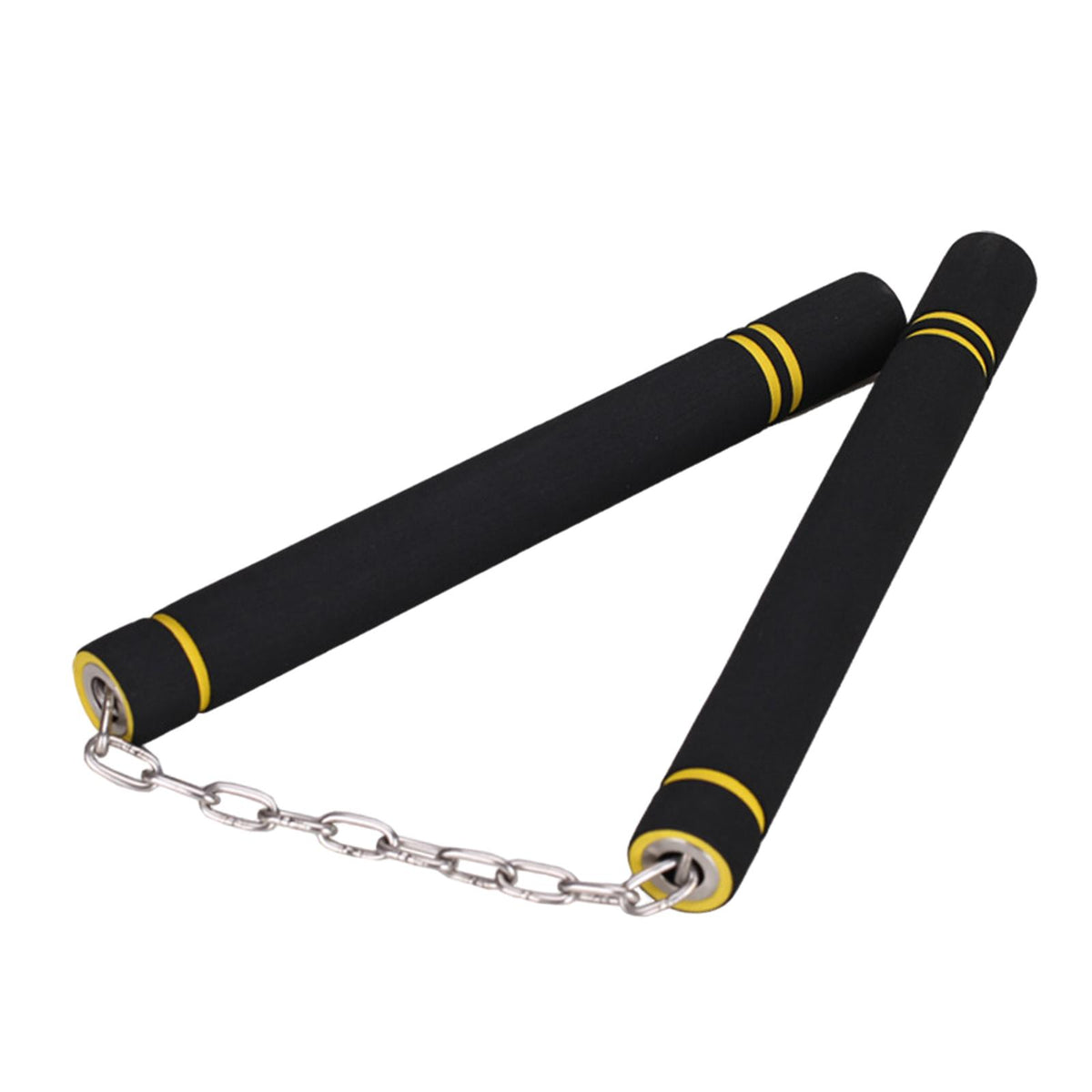 Maxbell Foam Training Nunchucks Toys Soft Tool for Kids Adults Kung Fu Professionals Black