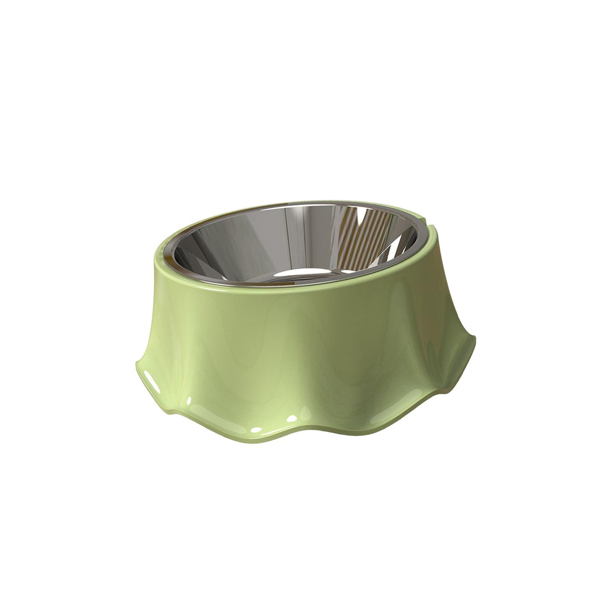 Maxbell Cat Bowl Cat Drinking Bowl Detachable Stable Cat Water Bowl for Pet Supplies Green