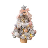 Maxbell Mini Christmas Tree with LED String Lights for Office Living Room 45cm
