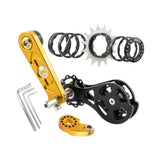 Maxbell Mountain Bike Single Speed Conversion Kit Bicycle Components Chain Tensioner 15T Gold
