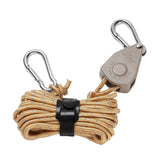 Maxbell Ratchet Hanger Rope Hanger Fast Locking Non Slip Secure Heavy Duty Wind Rope Brown