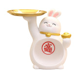 Maxbell Rabbit Figurine Table Centerpiece Entrance Key Holder Modern Jewelry Tray Style D