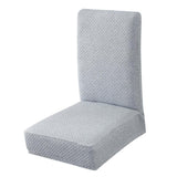 Max Stretchy Dining Chair Covers Stool Seat Slipcovers Short Light Grey_B