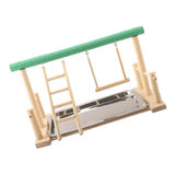 Max Parrots Bird Playground Wood Perch Gym Stand with Stainless Steel Tray B