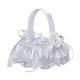 Maxbell Wedding Basket with Handle Decorative for Church Wedding Parties Anniversary Style B