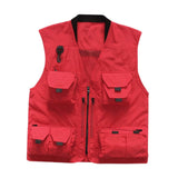 Maxbell Casual Fishing Vest Mesh Hiking Clothes Fishermen Outdoor Costume Mens L