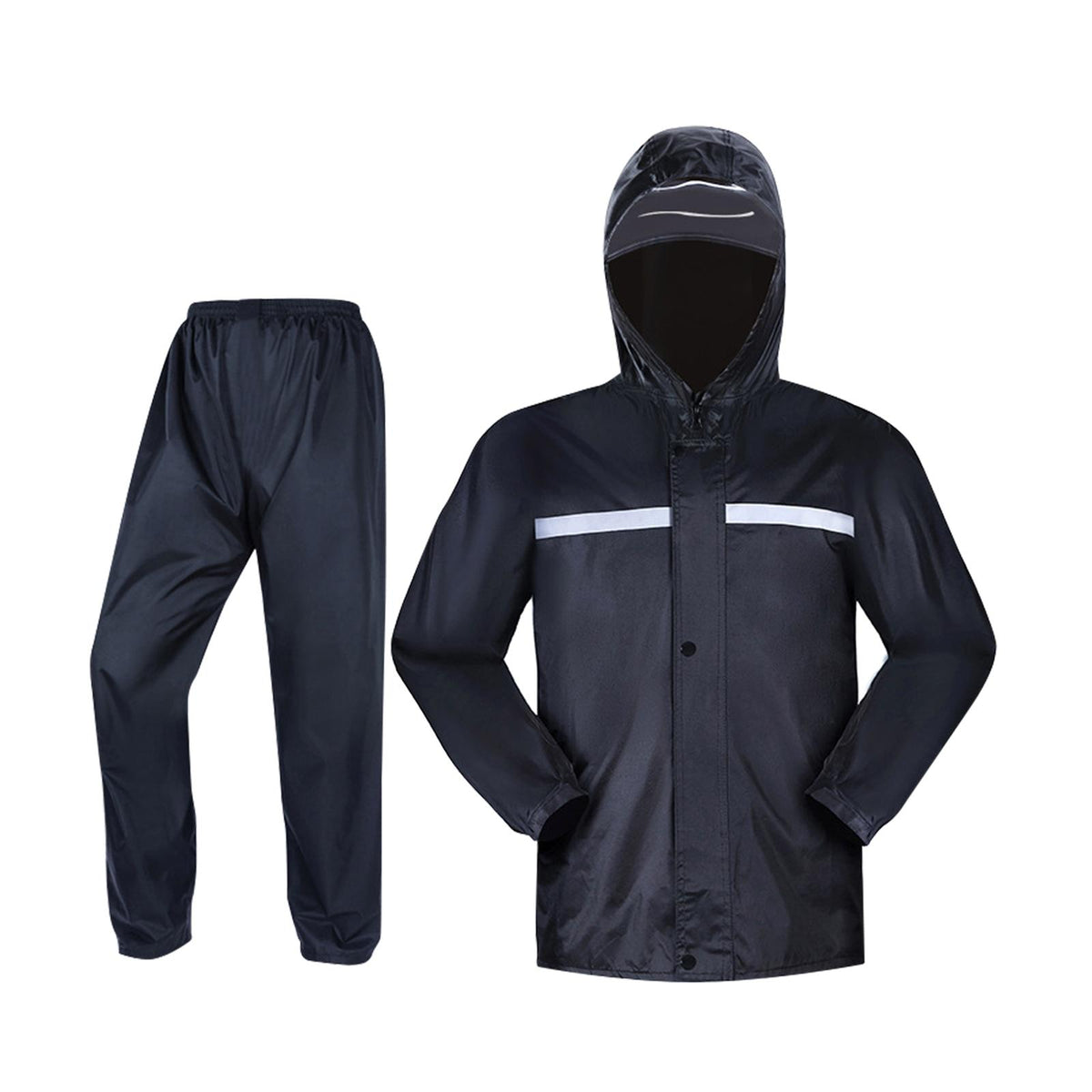 Maxbell Rain suits Waterproof Breathable Rain Jacket Rainwear for Hiking Cycling XXL