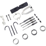 Maxbell Square Hole Hollow Chisel Mortiser Drill Bit for Log Woodworking Drill Press White