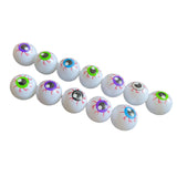 Maxbell 12 Pieces Halloween Eyeballs Scary Eye Balls for DIY Project Halloween