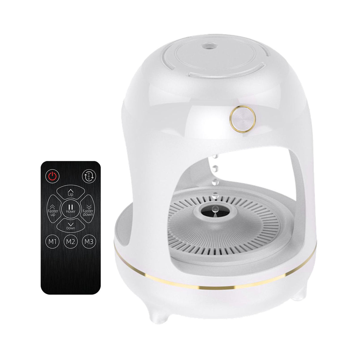 Maxbell Humidifier Running Water Humidifier Ambient Night Light 700ml for Bedroom Style B