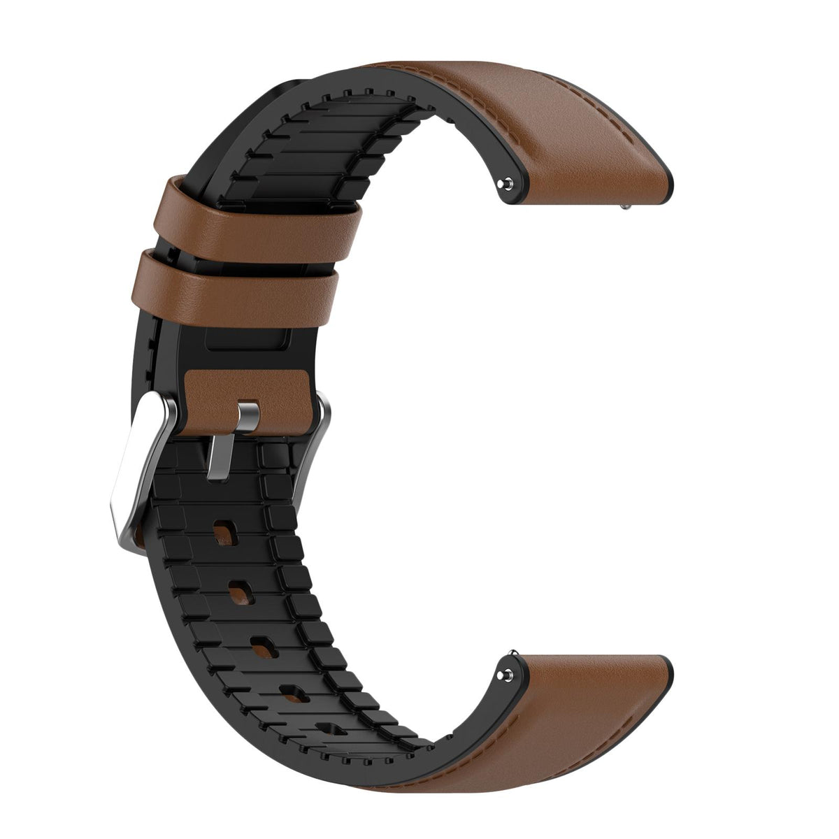 Maxbell Watch Band Stainless Buckle For Samsung Gear S3 Classic SM-R770 Brown
