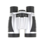 Maxbell 6x30 Plastic Binoculars Telescope Toy, Kids Outdoor Educational Toy, Birthday Gift - Silver Black