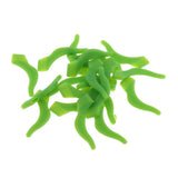 Max 10 Pairs Silicone Eye Glasses Temple Tips Ear Hooks Grip Holder  Green