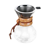 Maxbell Coffee Maker Coffee Pot High Temperature Resistant Cafe with Scale Barista 800ml with Filter