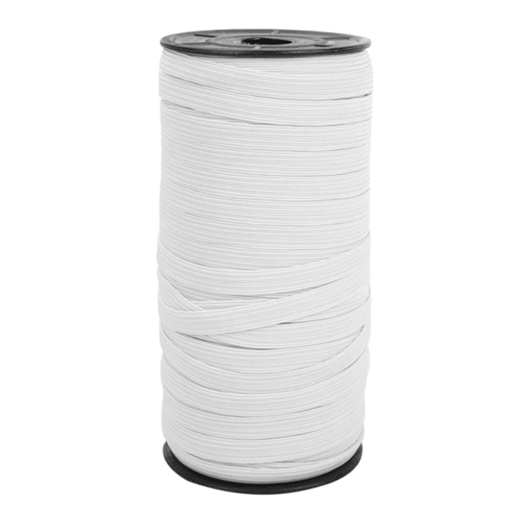 Maxbell 100 yards Elastic Stretch Cord Ribbon for Clothes Dress Pant Sewing  8mm