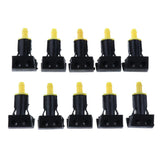 Maxbell 10 Pieces Auto Car Windshield Washer Sprayer Nozzle Black for Nissan Tiida Sylphy