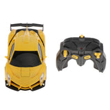 Maxbell Kids Toys Transformer RC Robot Toy Model Car Remote Control Car Gift Yellow