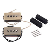Max Green Bronze Vintage Style Alnico V 4 String P Bass Pickups