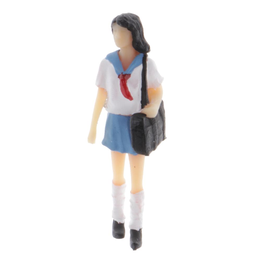 Max 1:64 Figures Diorama Uniform Girl Fashion Japanese boy Girl A