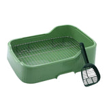Maxbell Mesh Dog Toilet for Small and Medium Dogs Easy to Clean with Protection Wall Green