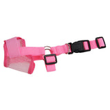 Maxbell Adjustable Dog Muzzle for Barking Soft Dog Mouth Cover Anti-bite Pink S