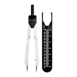 Maxbell Ecg Caliper Durable with Protector Cover for Nursing Measuring Tool Black