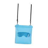 Maxbell Waterproof Storage Bag Swimming Lightweight with Shoulder Strap for Rafting Blue