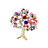 Maxbell Elegant Christmas Brooch Pins Lapel Brooch for Clothes suits Decoration Tree Colorful