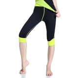 Maxbell Weight Loss Neoprene Hot Sauna Workout Thermo Pants Capris Body Shaper M