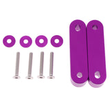 Max Maxb Universal Fit Practical Aluminum Alloy Hood Spacer Risers Set Kit Purple