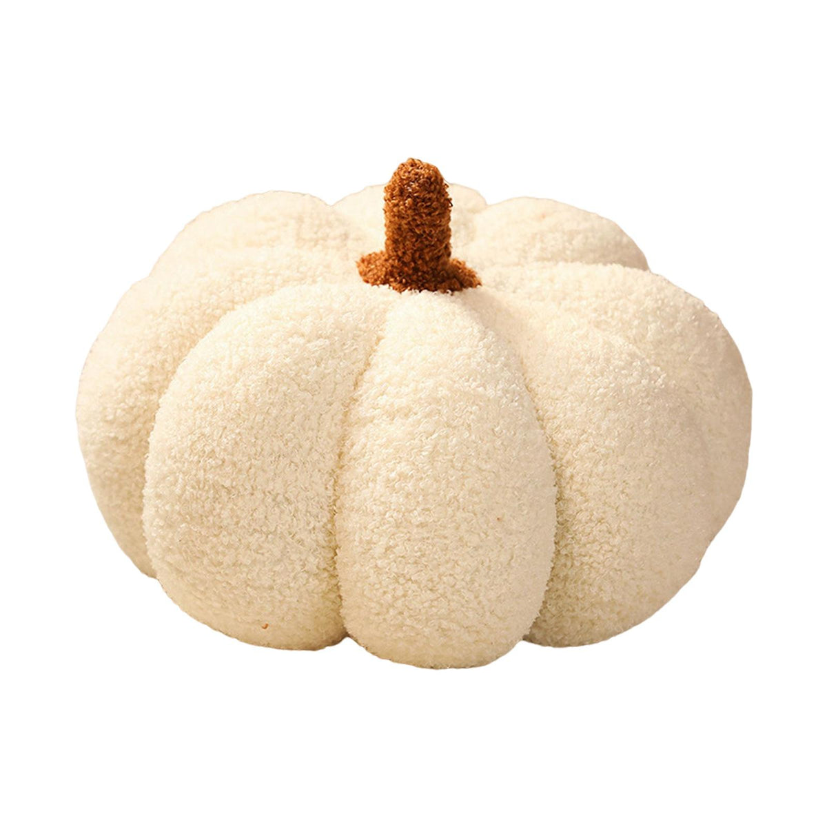 Maxbell Pumpkin Throw Pillow convenient Decorative Durable for Birthday Halloween Party 28cm White