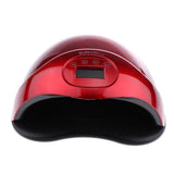 Maxbell 48W LED UV Nail Dryer Curing Lamp for Fingernail Gel Based Polish Drying EU Red