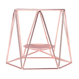 Max Nordic Iron Candelabra Candle Holder Wedding Event Centerpiece S Rose Gold