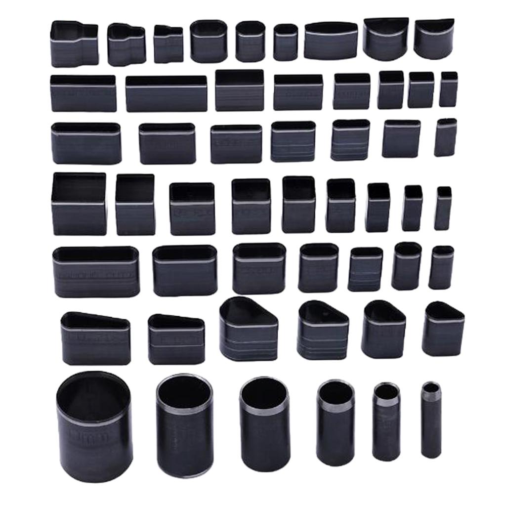 Maxbell 1 Boxed 52 Styles Hole Hollow Cutter Punch Set Leather Craft Belt DIY Tools