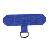 Maxbell Universal Phone Lanyard Patch with Metal Ring for Cellphone Case Blue