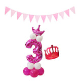Max Maxb Happy Birthday Latex Balloons Number Column Stand Balloon Party Decor 4