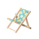 Maxbell Creative Beach Chair Phone Holder Dollhouse Miniature Bedroom Wooden Bracket Sheep