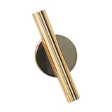 Max Wall-Mounted Flower Tube for Flower Display Wall Metal Vase Holder Gold