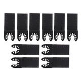 Maxbell 10pcs Wood Oscillating Multitool Quick Release High Carbon Steel Saw Blades
