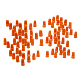Max Maxb 100 Pieces Electrical Wire Connector Twist-On Easy Screw On Type Caps Orange