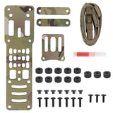 Maxbell Modular Holster Adapter Platform Belt Quick Locking System Leg Strap Kit green